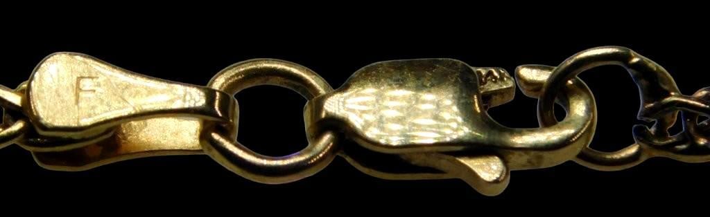 14K Gold Chain Necklace w/ Lobster Clasp - 3