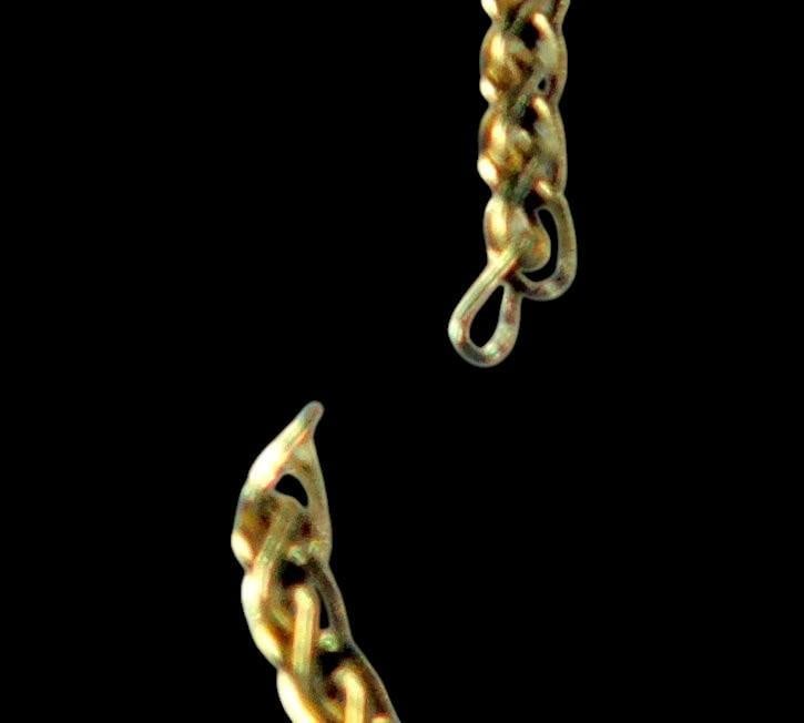 14K Gold Chain Necklace w/ Lobster Clasp - 5