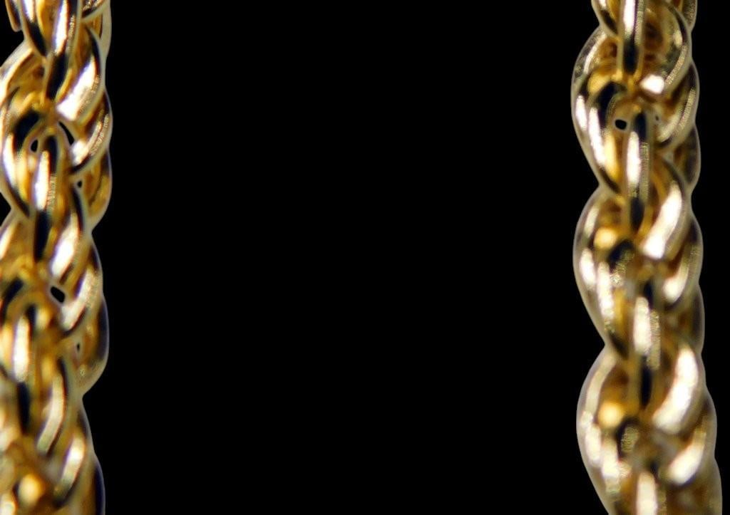 Gold-Tone Necklaces Including Star of David Pendant and Chain - 6