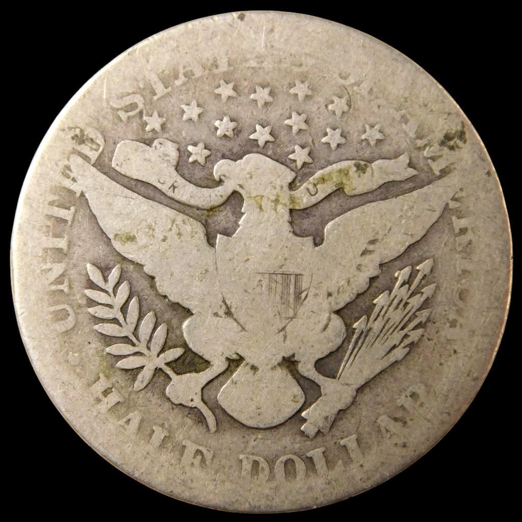 Three Barber Silver Half Dollars, (1903, 1905, 1908) - 3