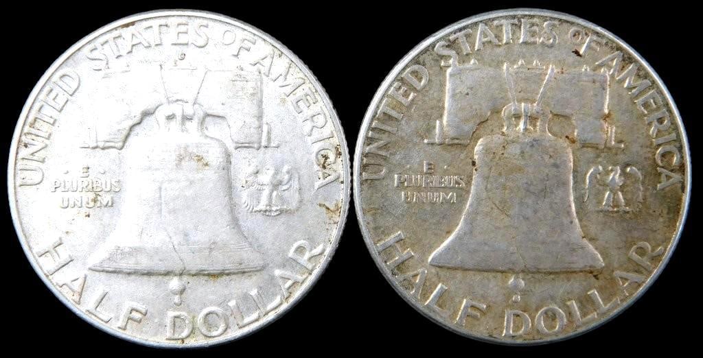 11 Franklin Silver Half Dollars, (1952-1963) - 12