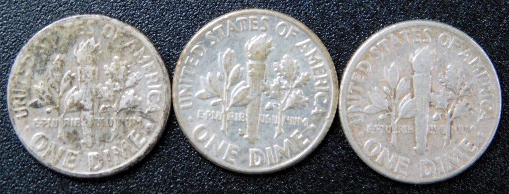 Grouping of U.S. Silver Coins, Including Half Dollars, Quarters, and Dimes - 14
