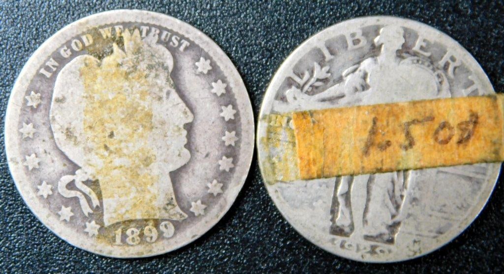 Grouping of U.S. Silver Coins, Including Half Dollars, Quarters, and Dimes - 6