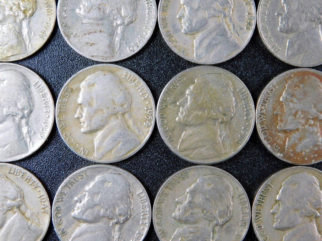 13 Jefferson Nickels, Mixed Dates and Conditions - 4