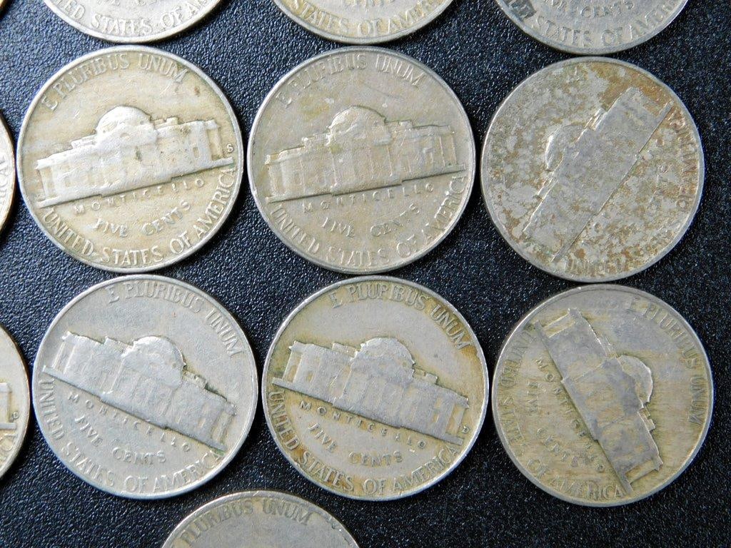 13 Jefferson Nickels, Mixed Dates and Conditions - 7