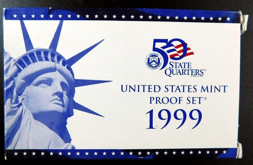 1999 United States Mint 50 State Quarters Proof Set, 2 Sets - 3