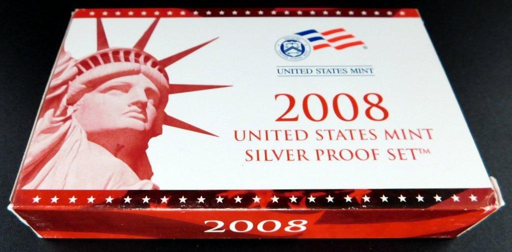 2008 United States Mint Silver Proof Sets, (2) - 2