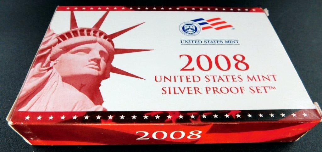 2008 United States Mint Silver Proof Sets, (2) - 3
