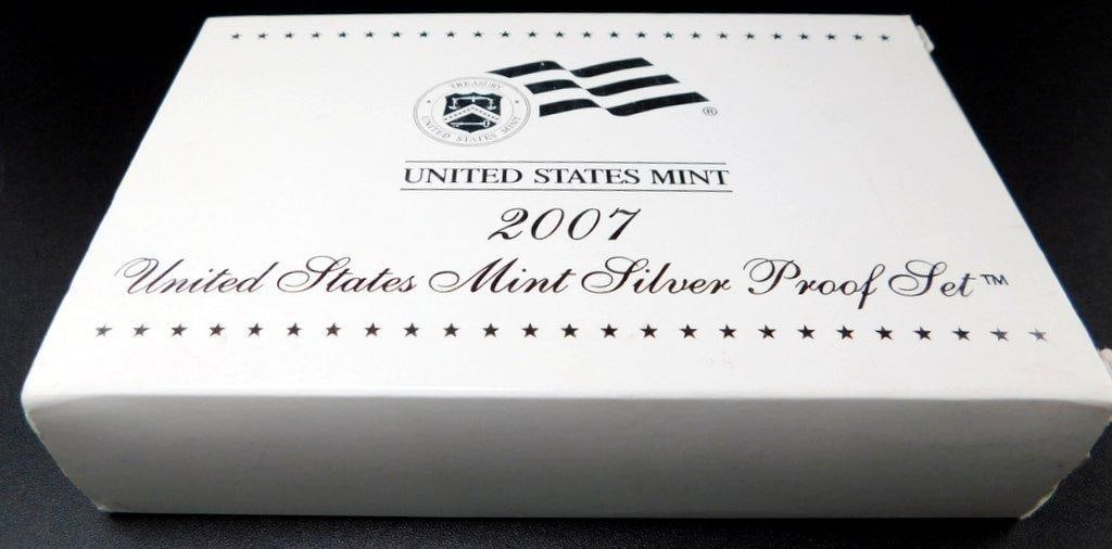 2007 United States Mint Silver Proof Sets with Original Packaging, (2) - 2