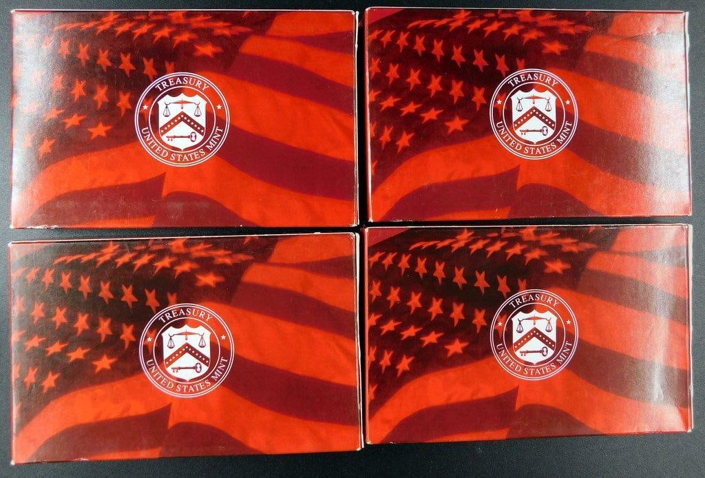 2003 and 2004 United States Mint Silver Proof Sets, (4 Sets) - 4