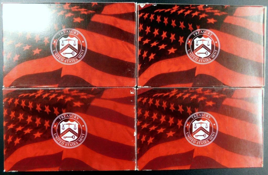 1999-2000 United States Mint Silver Proof 50 State Quarters Sets, (4) - 5