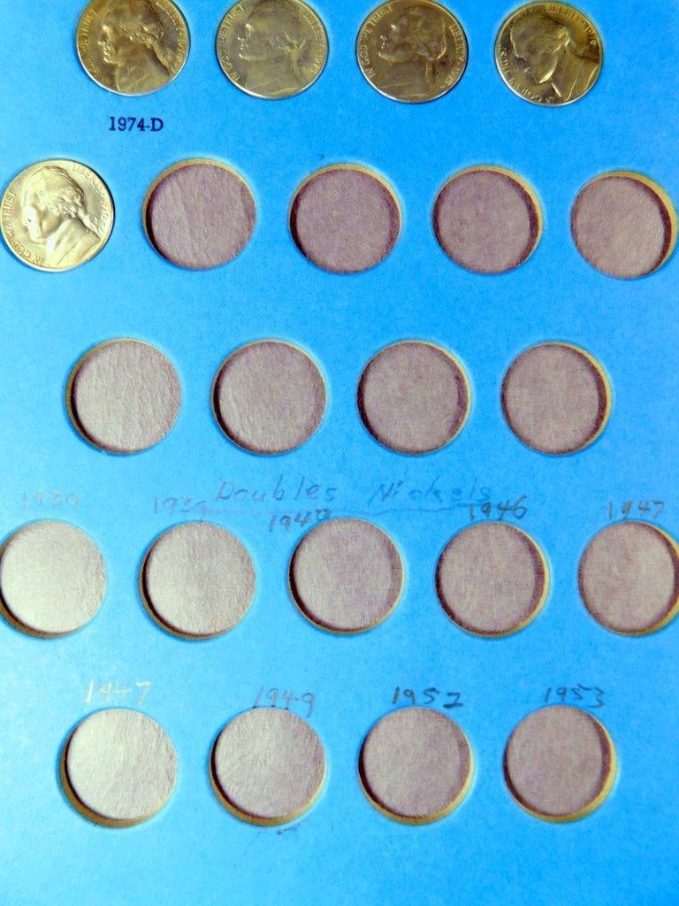 Two Whitman Coin Albums - Lincoln Cent (1909-1940) and Jefferson Nickel (Starting 1962) - 10