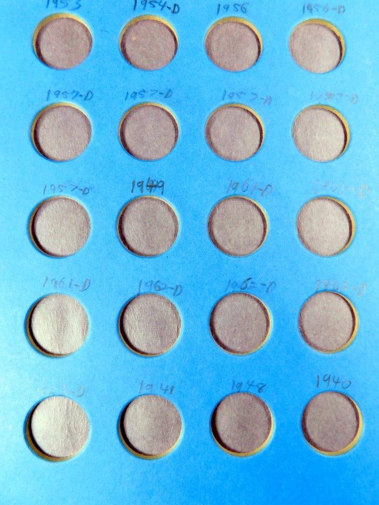 Two Whitman Coin Albums - Lincoln Cent (1909-1940) and Jefferson Nickel (Starting 1962) - 11