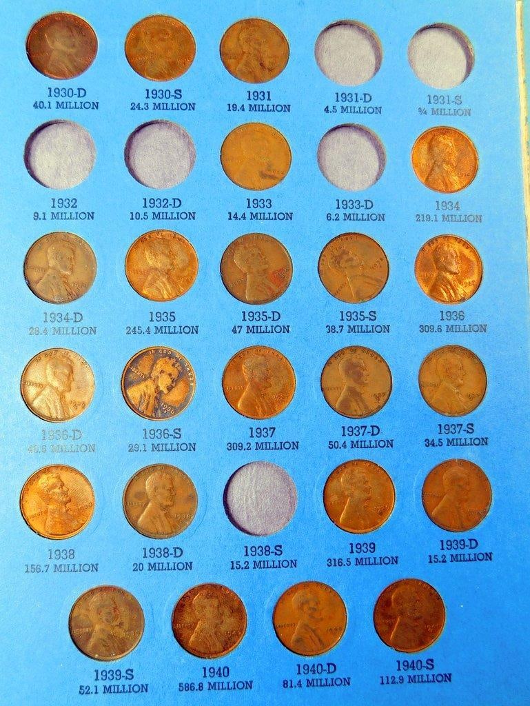 Two Whitman Coin Albums - Lincoln Cent (1909-1940) and Jefferson Nickel (Starting 1962) - 5