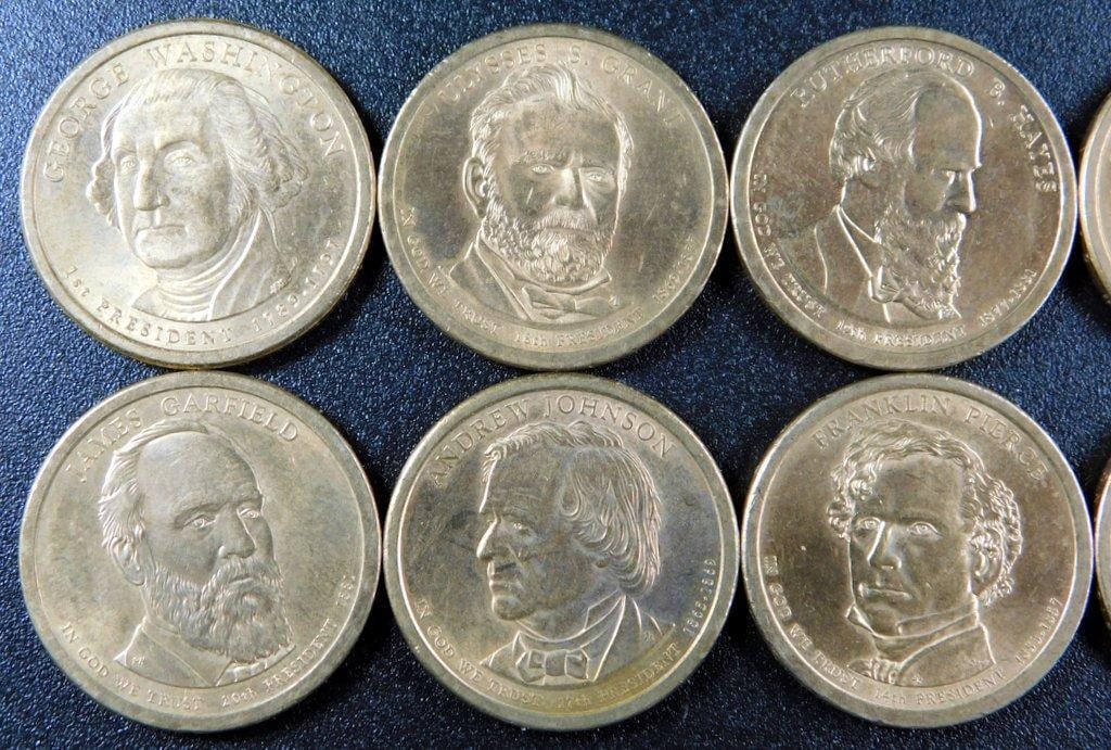 United States Presidential $1 Coins, (14) - 2