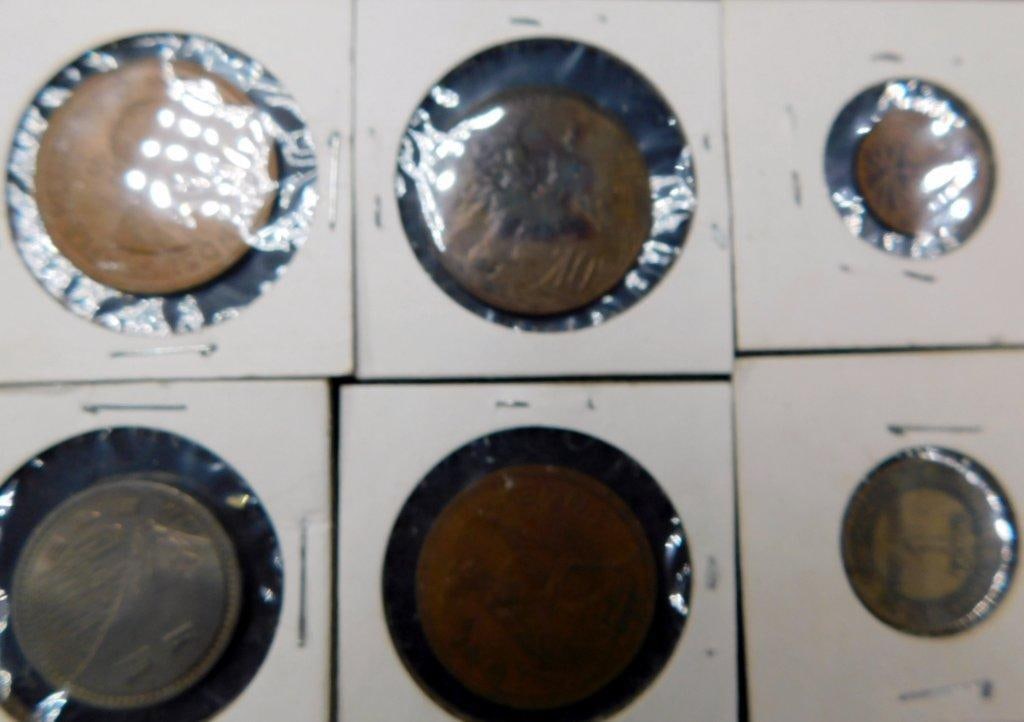 World Coins and Tokens in Card Holders - 4