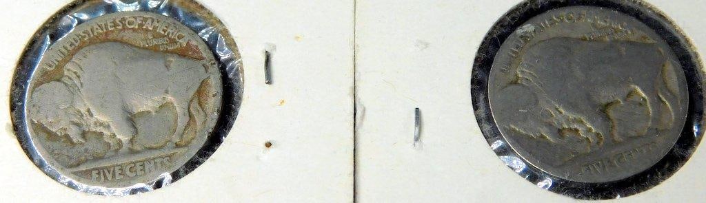 Buffalo Nickels, Various Dates and Conditions, (14) - 12