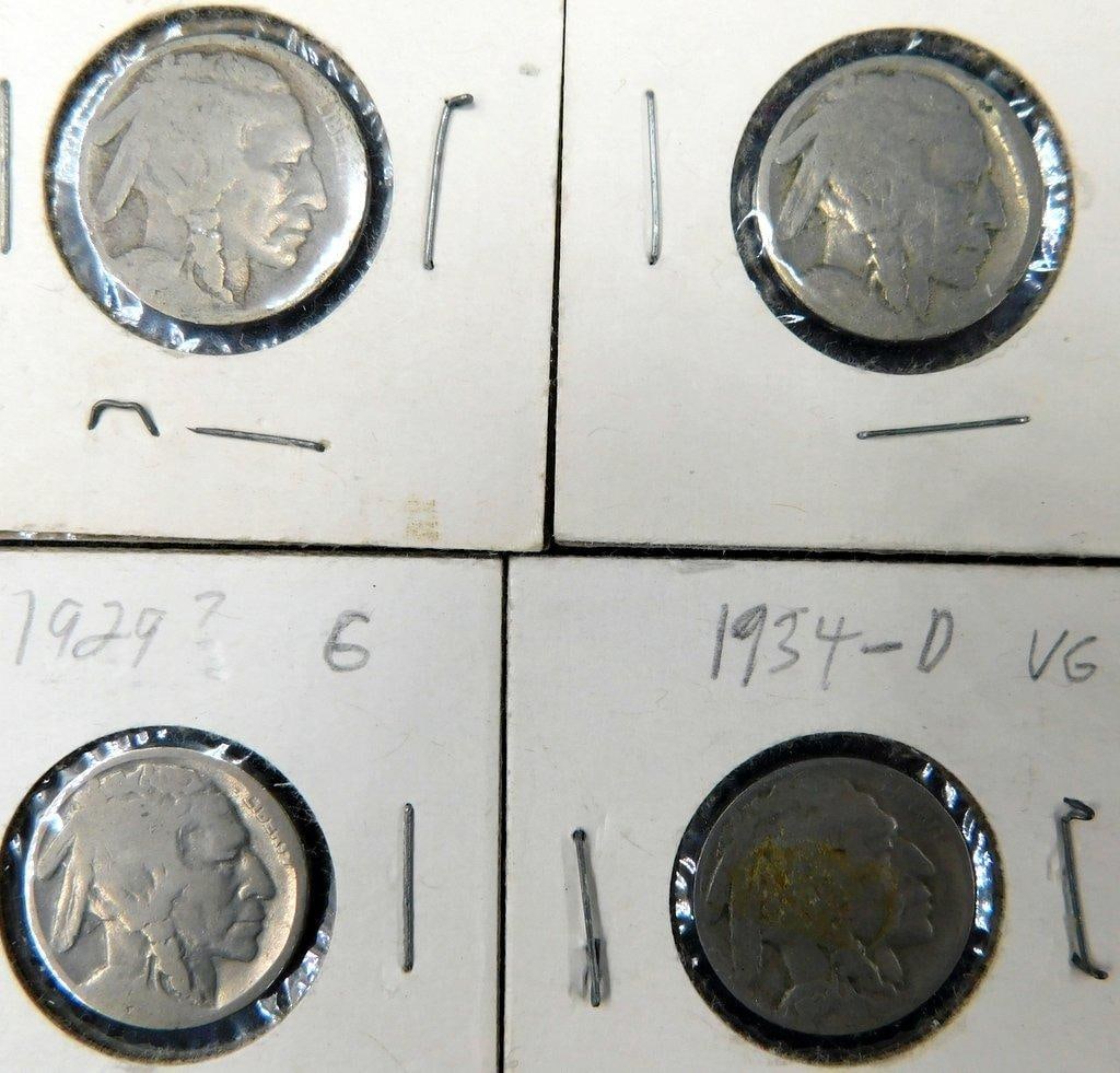 Buffalo Nickels, Various Dates and Conditions, (14) - 2