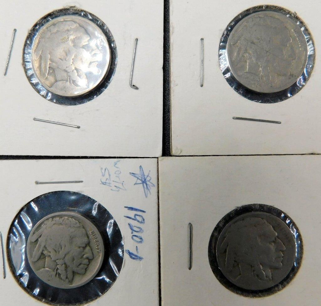 Buffalo Nickels, Various Dates and Conditions, (14) - 3