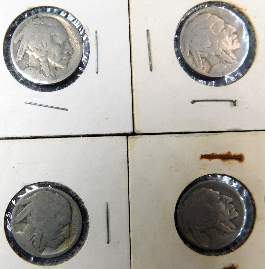 Buffalo Nickels, Various Dates and Conditions, (14) - 5