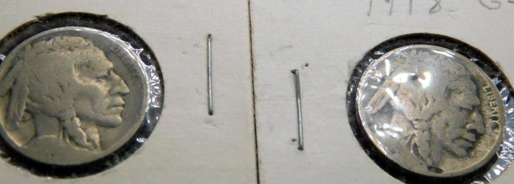 Buffalo Nickels, Various Dates and Conditions, (14) - 7