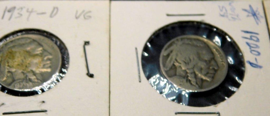 Buffalo Nickels, Various Dates and Conditions, (14) - 8