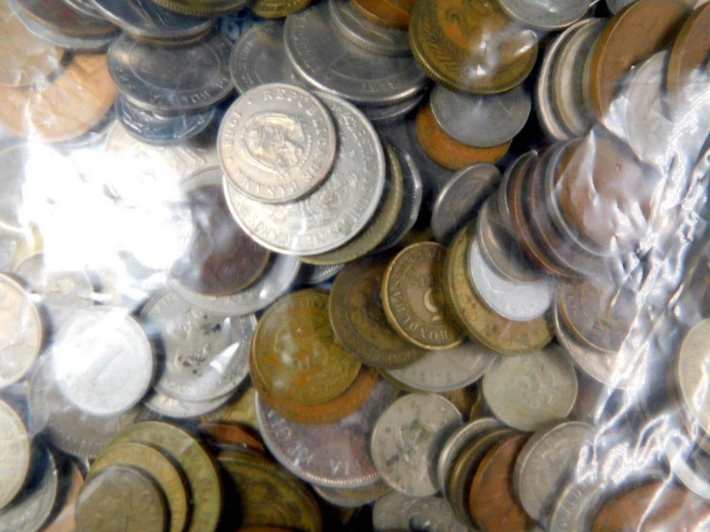 Large Grouping of Canadian and World Coins in Holders and Bag - 14