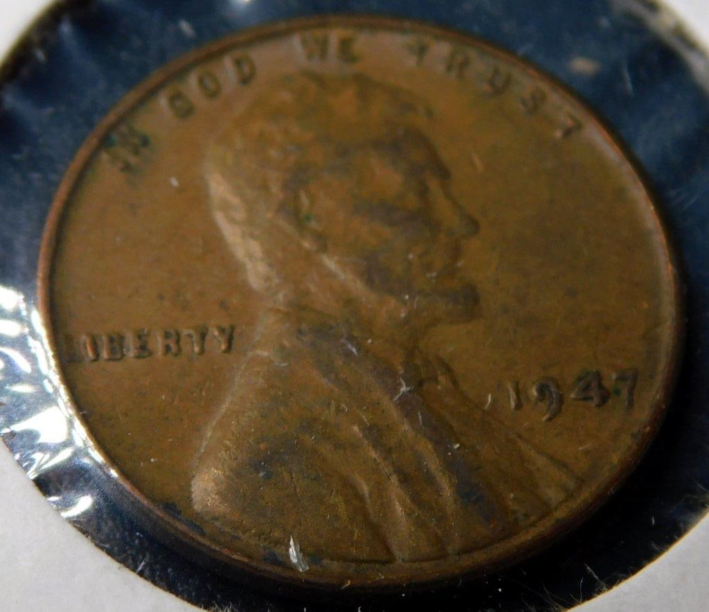 Grouping of Lincoln Wheat Pennies in Holders, (51) - 17