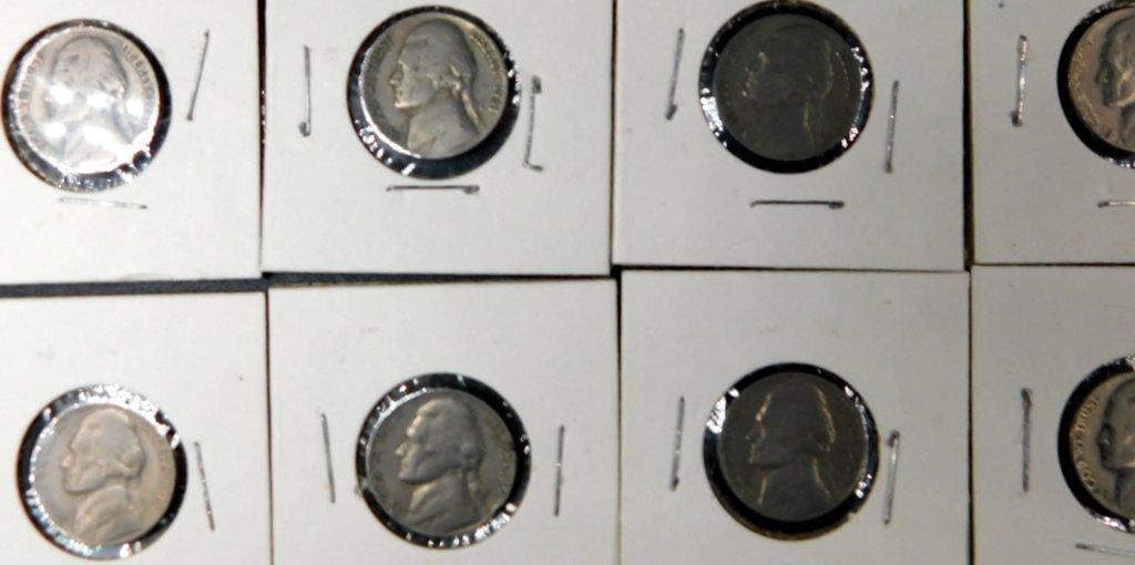 Groupinhg of Buffalo and Jefferson Nickels in Coin Holders, (33) - 10