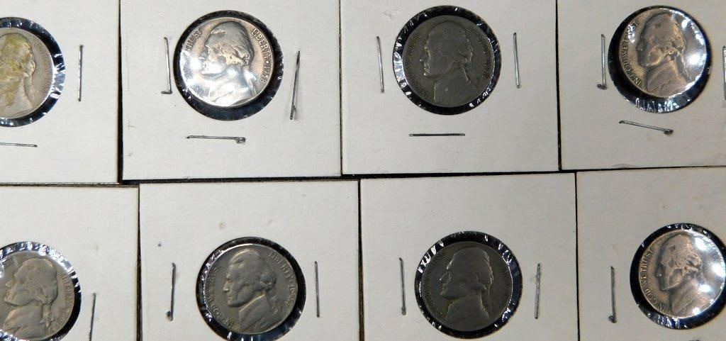 Groupinhg of Buffalo and Jefferson Nickels in Coin Holders, (33) - 11