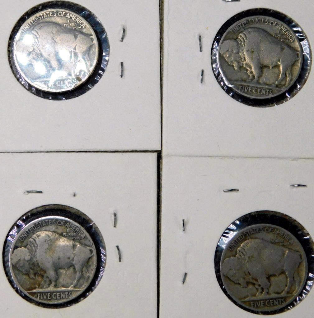 Groupinhg of Buffalo and Jefferson Nickels in Coin Holders, (33) - 3