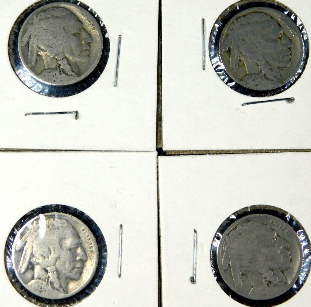 Groupinhg of Buffalo and Jefferson Nickels in Coin Holders, (33) - 4