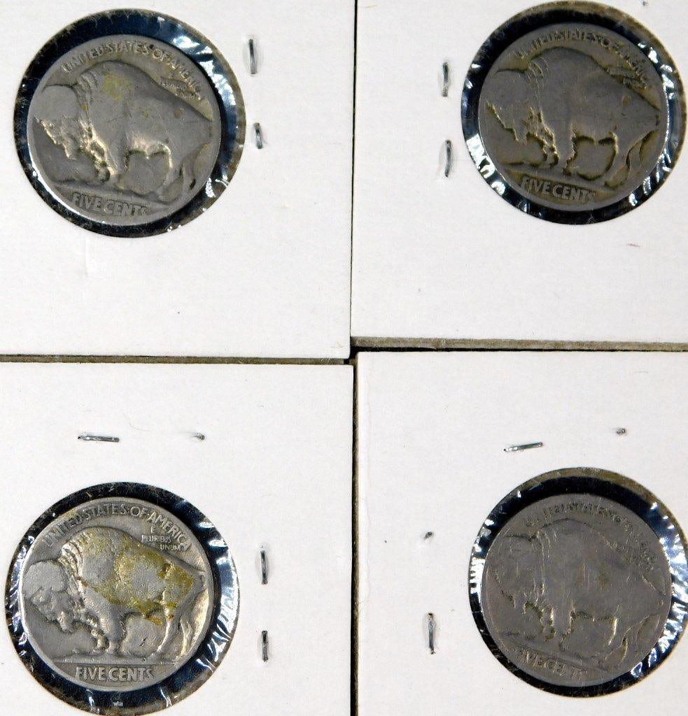 Groupinhg of Buffalo and Jefferson Nickels in Coin Holders, (33) - 5