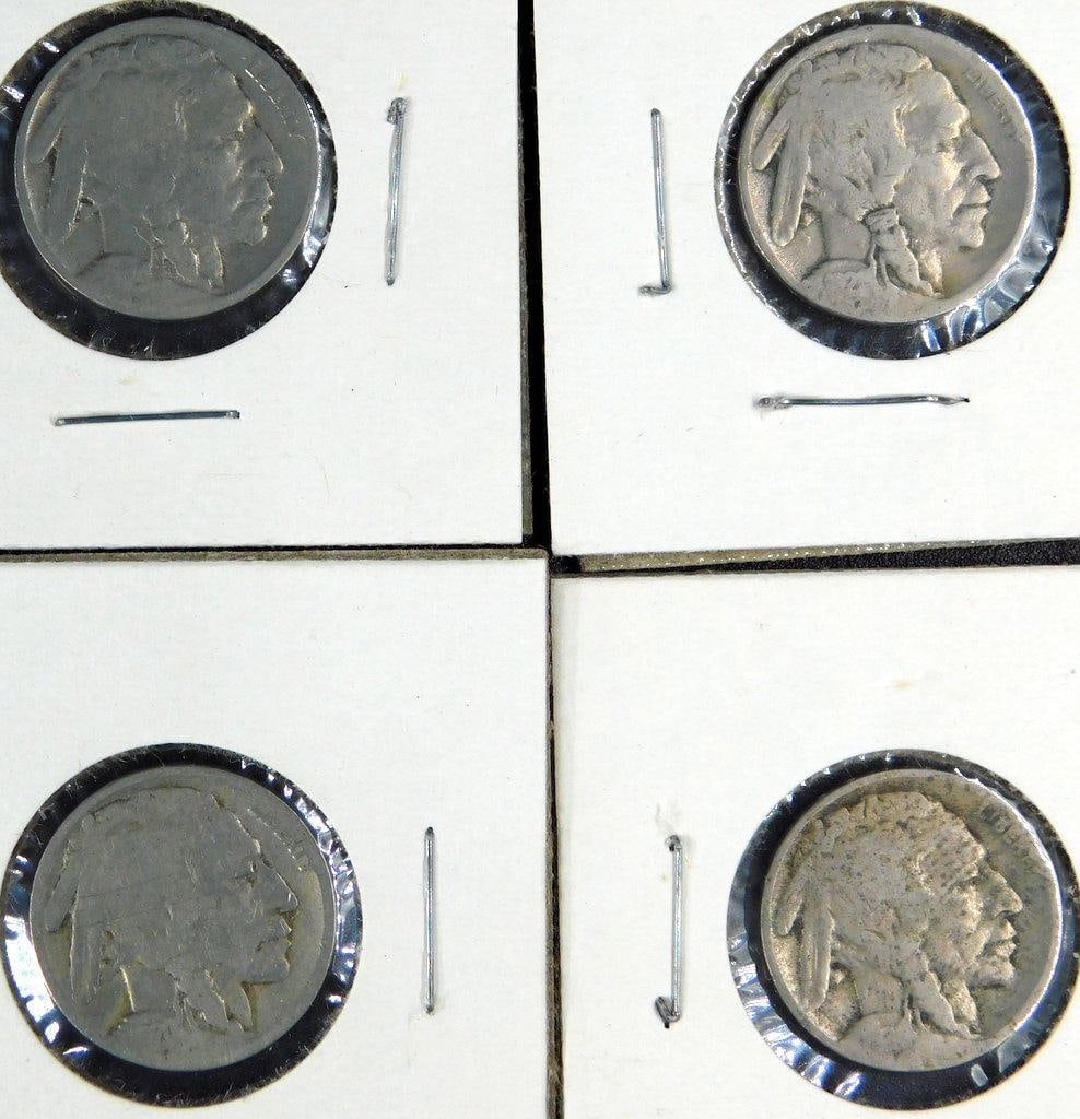 Groupinhg of Buffalo and Jefferson Nickels in Coin Holders, (33) - 6