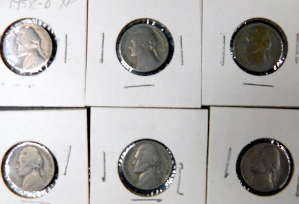 Groupinhg of Buffalo and Jefferson Nickels in Coin Holders, (33) - 9