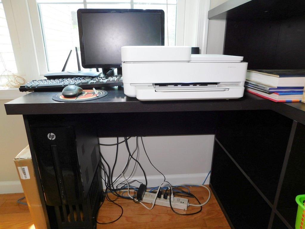 Home Office Computer Desk, Book Shelf and Chair - 5