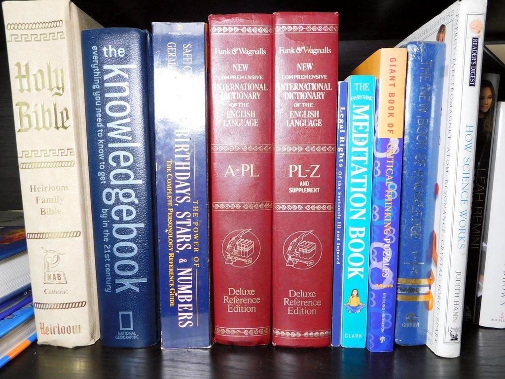 Books Including Dictionaries, Art, and Knowledge Titles - 3