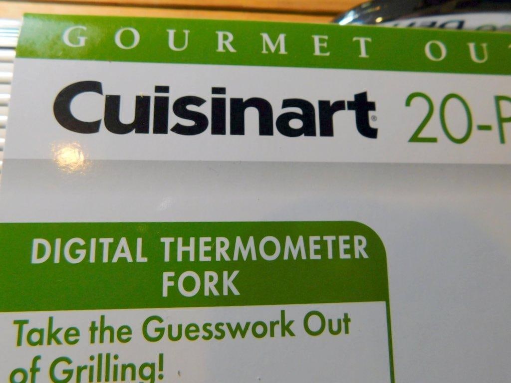 Kitchen Items Including ThermoPro, Cuisinart, Oster, and Cutlery - 10