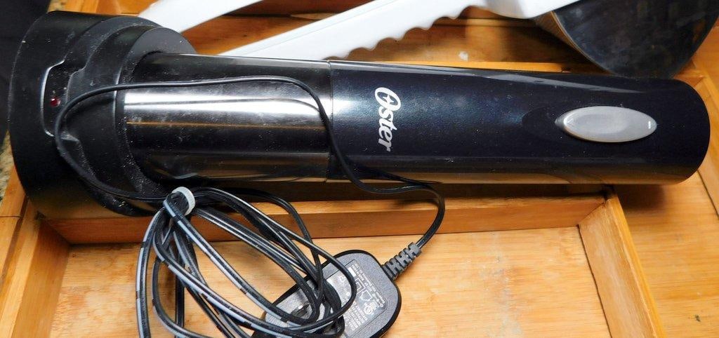 Kitchen Items Including ThermoPro, Cuisinart, Oster, and Cutlery - 8