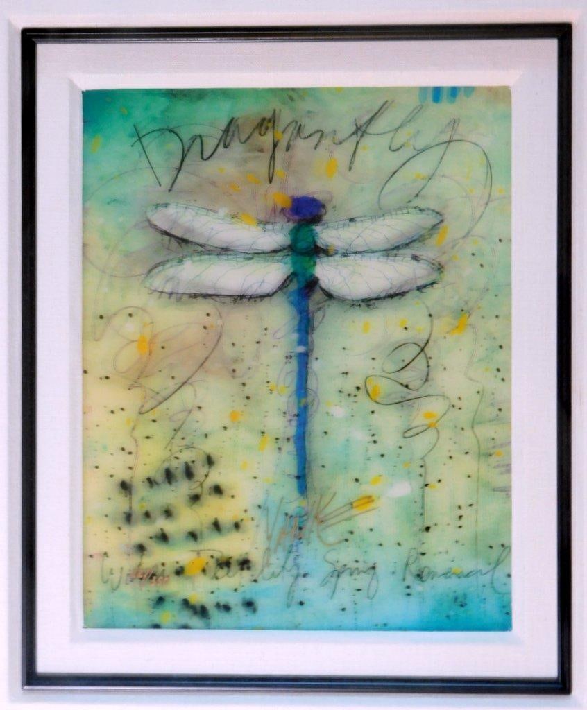 Tim Yanke, 'Blue Revival' Limited Edition Caldograph, Framed and Signed - 2