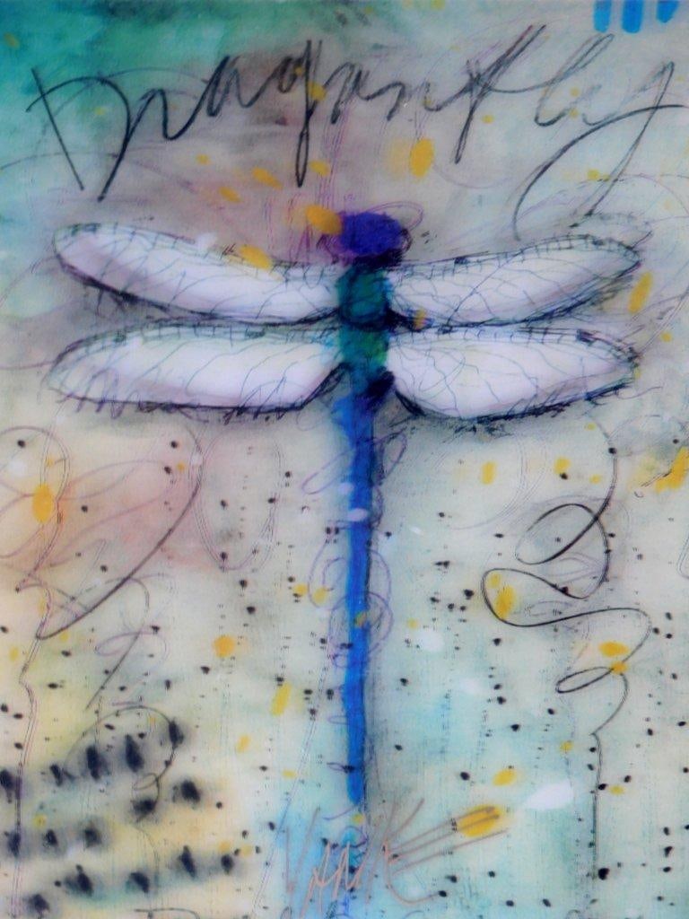 Tim Yanke, 'Blue Revival' Limited Edition Caldograph, Framed and Signed - 4
