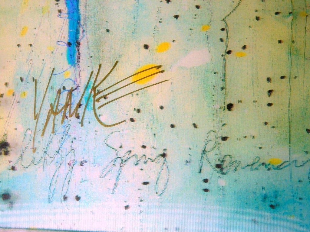 Tim Yanke, 'Blue Revival' Limited Edition Caldograph, Framed and Signed - 8