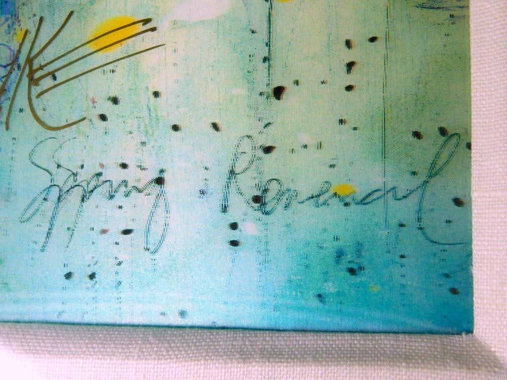 Tim Yanke, 'Blue Revival' Limited Edition Caldograph, Framed and Signed - 9