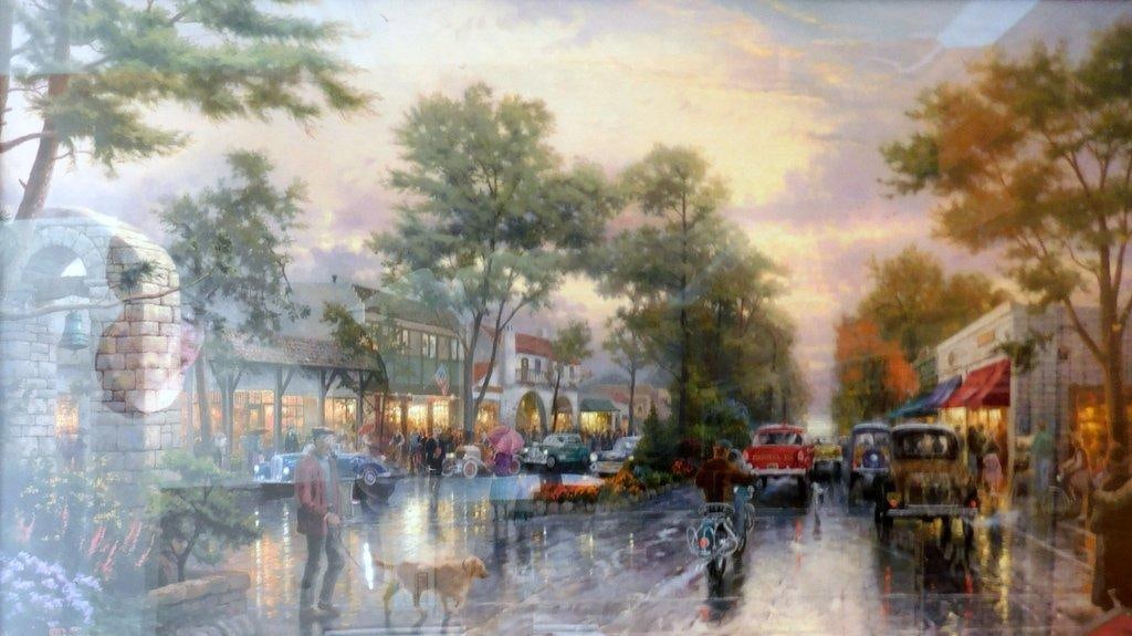 Thomas Kinkade 'Carmel, Sunset on Ocean Ave' Framed Artwork - 2