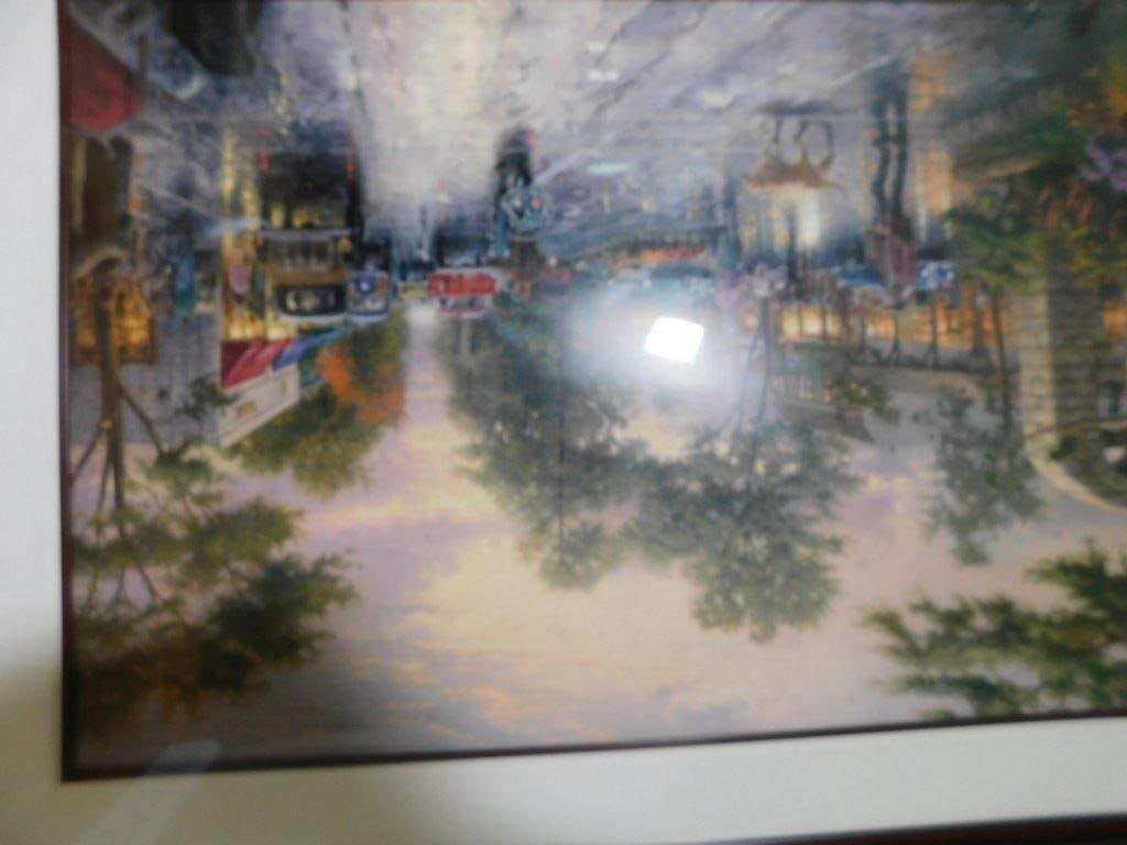 Thomas Kinkade 'Carmel, Sunset on Ocean Ave' Framed Artwork - 5