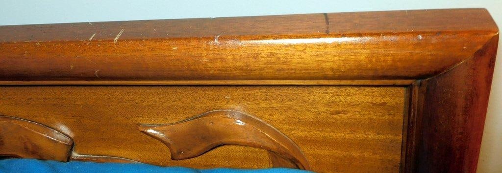 Mid-Century Modern Bedroom Furniture Set w/ Ribbon Carving Detail - 2