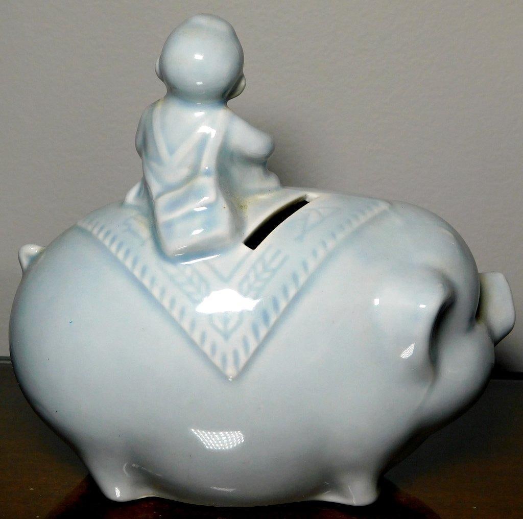 Four White Ceramic Figurines, Chinese Design - 9