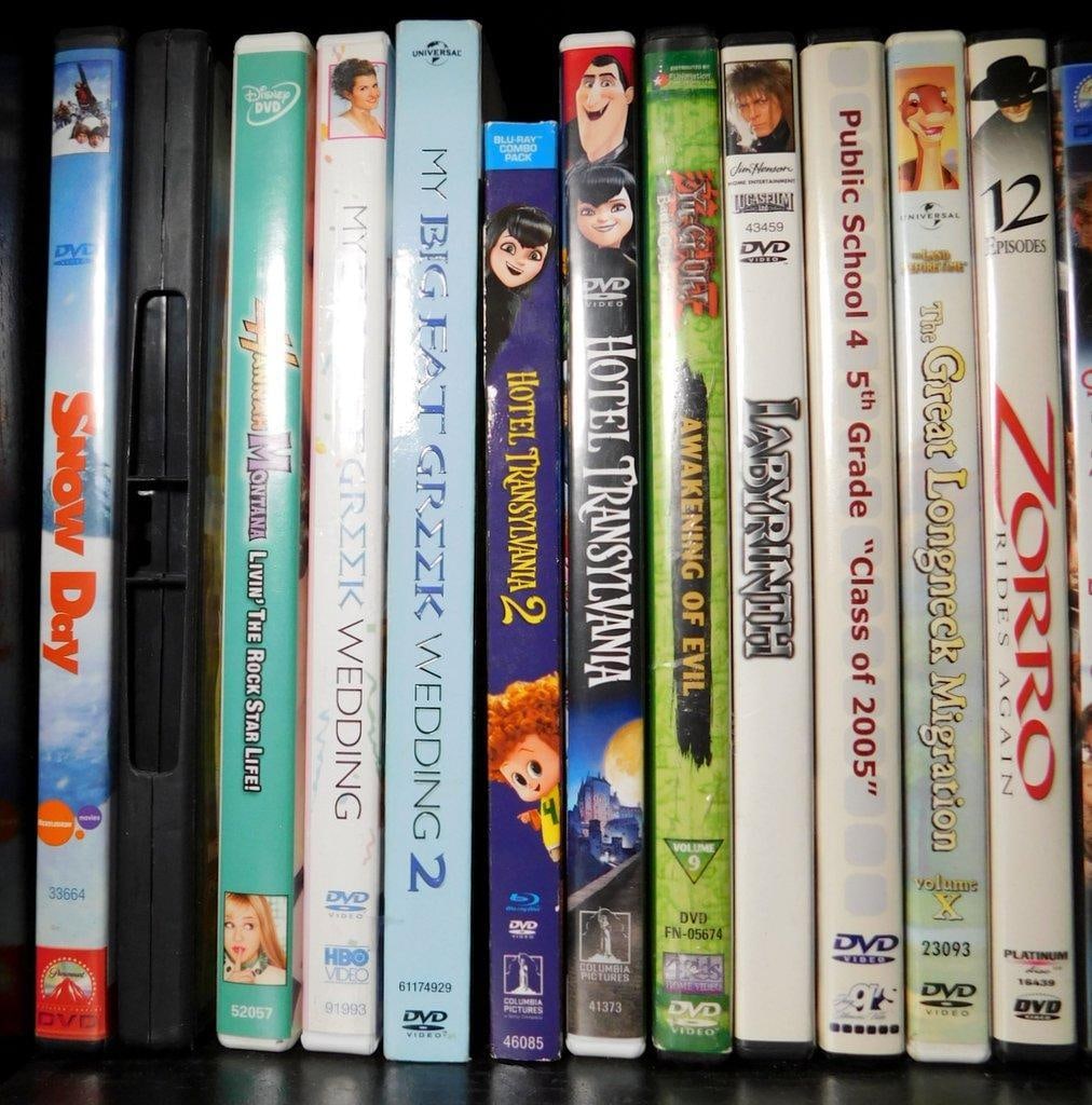 DVDs, Including Comedy, Animation, and Adventure Genres - 2