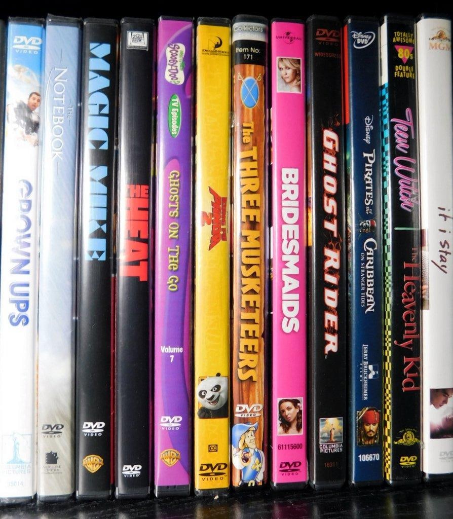 DVDs, Including Comedy, Animation, and Adventure Genres - 5