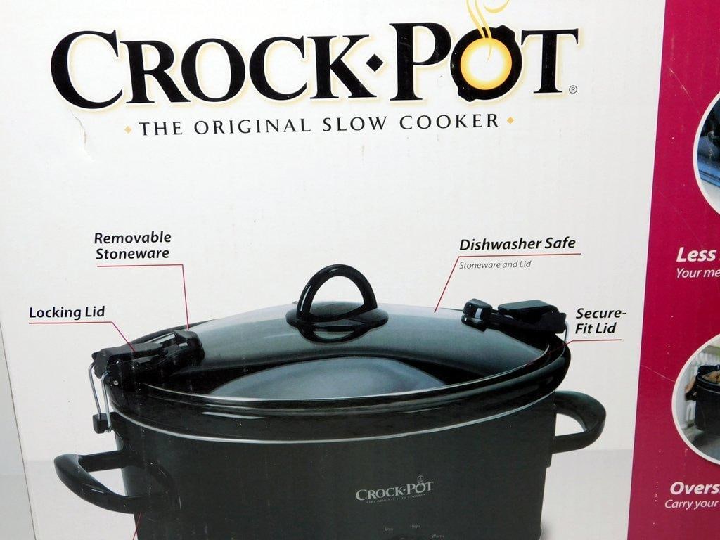 New in Box Crock-Pot 6-Quart Cook & Carry Slow Cooker w/ Secure-Fit Lid - 2